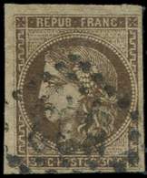 EMISSION DE BORDEAUX - 47   30c. Brun, Oblitéré GC, TB - 1870 Bordeaux Printing