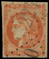 EMISSION DE BORDEAUX - 48   40c. Orange, Oblitéré GC 2240, TB - 1870 Emission De Bordeaux