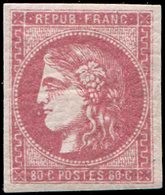 * EMISSION DE BORDEAUX - 49b  80c. Rose Vif, Frais Et TB - 1870 Ausgabe Bordeaux