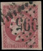 EMISSION DE BORDEAUX - 49   80c. Rose, Oblitéré GC, TB - 1870 Emisión De Bordeaux