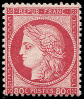 * CERES DENTELE - 57   80c. Rose, Bon Centrage, Fraîcheur Postale, TB/TTB - 1871-1875 Cérès