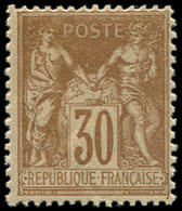 ** TYPE SAGE - 80   30c. Brun-jaune, TB - 1876-1878 Sage (Typ I)