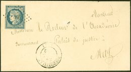 Let OBLITERATIONS PAR DEPARTEMENTS - 55/MOSELLE N°4 25c. Obl. PC 495 S. LSC, Càd T14 BOUZONVILLE 23/(9)/(52), TB - 1849-1876: Klassik