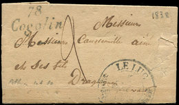 Let OBLITERATIONS PAR DEPARTEMENTS - 78/VAR Cursive 78/COGOLIN S. LAC, Càd T11 De 1838, TB - 1849-1876: Klassik