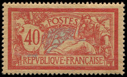 ** EMISSIONS DU XXème SIECLE - 119d  Merson, 40c. Rouge Et Bleu, Papier GC, Très Bon Centrage, TTB - Unused Stamps