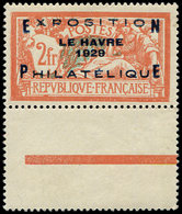 ** EMISSIONS DU XXème SIECLE - 257A  Expo Le Havre, 2f. Orange Et Vert-bleu, Bdf, Bon Centrage, TB - Unused Stamps