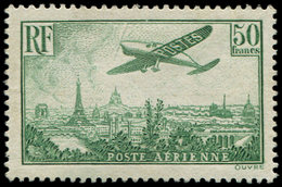 * POSTE AERIENNE - 14  50f. Vert-jaune, Ch. Un Peu Forte, TB - 1927-1959 Neufs