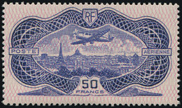 ** POSTE AERIENNE - 15  50f. Burelé, TB - 1927-1959 Neufs