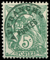 (*) PREOBLITERES - 41c Blanc, 5c. Vert, Surcharge VERTE, TB. C - 1893-1947