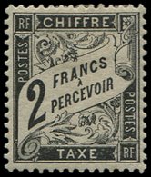 * TAXE - 23   2f. Noir, Très Bon Centrage Et Très Frais, TB. S - 1859-1959 Used