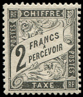 * TAXE - 23   2f. Noir, Très Frais Et TB. S - 1859-1959 Oblitérés