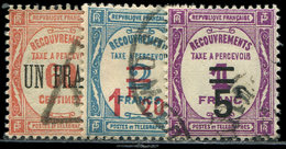 TAXE - 63/65 Série Surchargée, Obl., TB - 1859-1959 Used