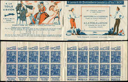 CARNETS (N° Yvert) - 257-C3    Jeanne D'Arc, 50c. Bleu, N°257a, T I, S. Histoire De La Chemise, A LA TOILE D'AVION, Déco - Otros & Sin Clasificación