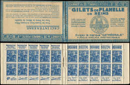 CARNETS (N° Yvert) - 257-C5    Jeanne D'Arc, 50c. Bleu, N°257a, T I, S. 171 RP, GILETS De FLANELLE, TB - Otros & Sin Clasificación