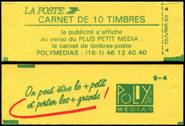 CARNETS (N° Yvert) - 2614-C12   Sans Timbres, POLYMEDIA, Conf. 9-4, TB - Autres & Non Classés