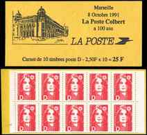 CARNETS (N° Yvert) - 2712-CP 1  Briat, "D" Rouge, La Poste Colbert, émission Locale, TB. S - Sonstige & Ohne Zuordnung