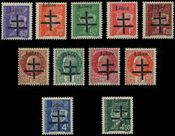 ** TIMBRES DE LIBERATION - AIGURANDE 1/11 : La Série, TB - Liberation