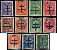 ** TIMBRES DE LIBERATION - AIGURANDE 1/11 : La Série, N°4 Obl., TB - Befreiung