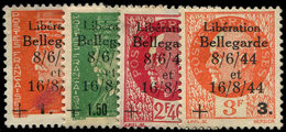 (*) TIMBRES DE LIBERATION - BELLEGARDE 1/4 : La Série, TB - Libération