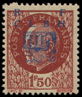 ** TIMBRES DE LIBERATION - DECAZEVILLE 6 : 1f50 Brun-rouge, T II, Surcharge RECTO-VERSO, TB, Signé Mayer - Befreiung