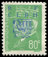 (*) TIMBRES DE LIBERATION - DECAZEVILLE 12 : 80c. Vert, NON EMIS, TB, Signé Mayer - Liberation