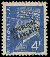 TIMBRES DE LIBERATION - EVREUX 14 : 4f. Bleu, Obl., TB, Signé Mayer - Liberation