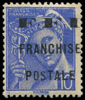 * TIMBRES DE LIBERATION - MAURIAC 1M : 10c. Bleu, TB - Libération