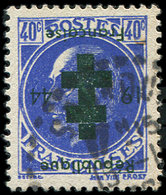 TIMBRES DE LIBERATION - PROVINS 14 : 40c. Outremer, Surcharge Verte, Obl., TB, Signé Mayer - Befreiung