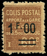 ** COLIS POSTAUX  (N° Et Cote Maury) - 47   1f00 Sur 60c. Brun Sur Jaune, TB - Mint/Hinged