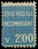 * COLIS POSTAUX  (N° Et Cote Maury) - 100  2f. Bleu, TB - Mint/Hinged