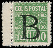 ** COLIS POSTAUX  (N° Et Cote Maury) - 105   1,00 Vert, Surcharge B, TB - Neufs