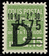 ** COLIS POSTAUX  (N° Et Cote Maury) - 139  2f30 Sur 2.75 Sur 2f15 Vert, TB, Yvert N°162 - Neufs