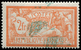 * VARIETES - 145a  Merson,  2f. Orange Et Vert Bleu, DOUBLE TEINTE De Fond, TB - Unused Stamps