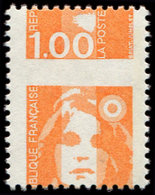 ** VARIETES - 2620   Briat,  1,00 Orange, PIQUAGE à CHEVAL Horizontal, TB - Ungebraucht