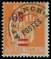 * VARIETES - Préo 74a  80c. S. 1f. Orange, Surcharge RENVERSEE, TB - Unused Stamps
