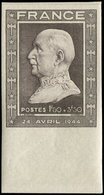 ** NON DENTELES - 606   Maréchal Pétain, 1f.50 + 3f.50 Brun-gris, Bdf, TB - Ohne Zuordnung