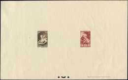 EPREUVES DE LUXE - 446 Et 753 Musée Postal, épreuve Collective, TTB - Pruebas De Lujo