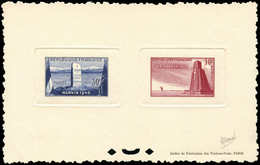 EPREUVES DE LUXE - 922 Et 925 Narvik Et Bir-Hakeim, épreuve Collective, TB - Luxury Proofs