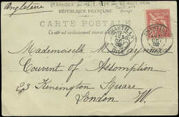 Let LETTRES DU XXe SIECLE - N°124 Obl. Càd 30/10/02 S. CP P. L'Angleterre, TB - Briefe U. Dokumente