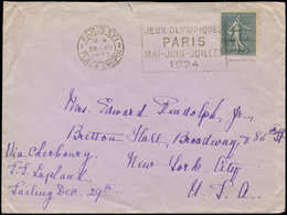 Let LETTRES DU XXe SIECLE - N°161 Paris 26/12/23, Env. P. L'Etranger, TB - Cartas & Documentos