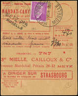 Let LETTRES DU XXe SIECLE - N°292 2/7/34, Mandat Carte à CCP, TB - Cartas & Documentos