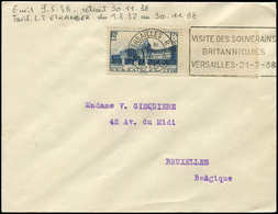 Let LETTRES DU XXe SIECLE - N°379 21/7/38 Versailles, Env. P. L'Etranger, TB - Cartas & Documentos