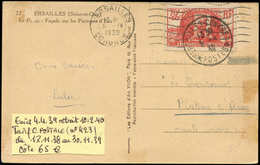 Let LETTRES DU XXe SIECLE - N°395 5/4/39 Versailles, CP Ill. - 5 Mots Ordinaires, TB - Lettres & Documents