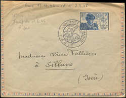 Let LETTRES DU XXe SIECLE - N°743 Obl. 13/10/45 (1er Jour) S. Env. Ordinaire, TB - Lettres & Documents