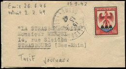 Let LETTRES DU XXe SIECLE - N°758 Obl. 15/9/47 S. Manchette Journaux, TB - Covers & Documents