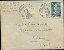 Let LETTRES DU XXe SIECLE - N°788 Obl. Càd Metz 21/9/47 S. Env. Ordinaire, TB - Covers & Documents