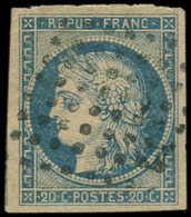 Colonies Générales - 12   20c. Bleu, Obl. Los. De 64 Pts, TB - Autres & Non Classés