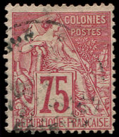 Colonies Générales - 58   75c. Rose, Obl., TB - Autres & Non Classés