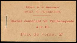 Carnets Des Colonies  (N° Maury - MAURITANIE 2 : 20 Timbres N°21, TB - Autres & Non Classés