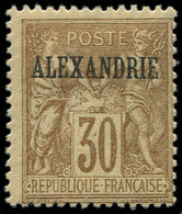 * ALEXANDRIE 12 : 30c. Brun, TB - Autres & Non Classés